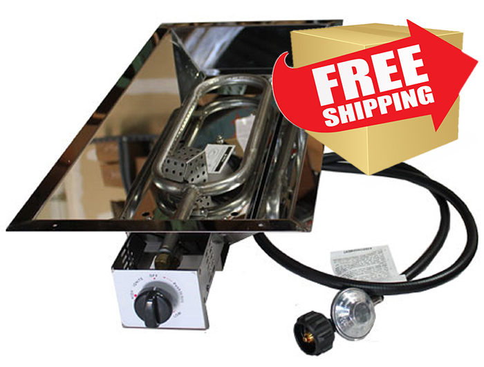 Plug & Play 1010 Fire Pit Burner (Ready to use)