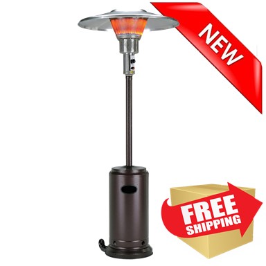 AZ Patio Heaters Commercial Patio Heater in Bronze AZ Patio Heaters Commercial Patio Heater in Bronze