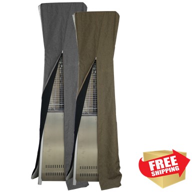 Glass Tube Patio Heater Cover | Premium Hiland Triangle 