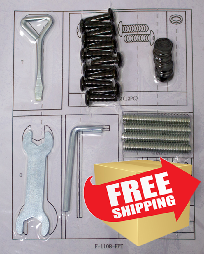 Cast Aluminum Fire Pit Hardware Kit