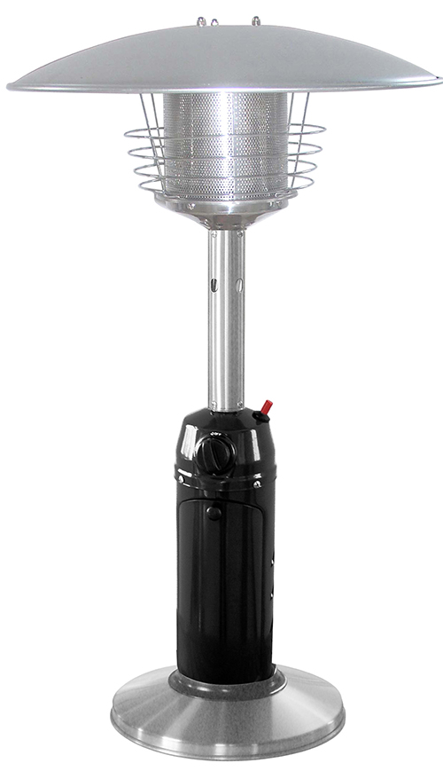 Outdoor Tabletop Patio Heater Black & Stainless Steel Finish