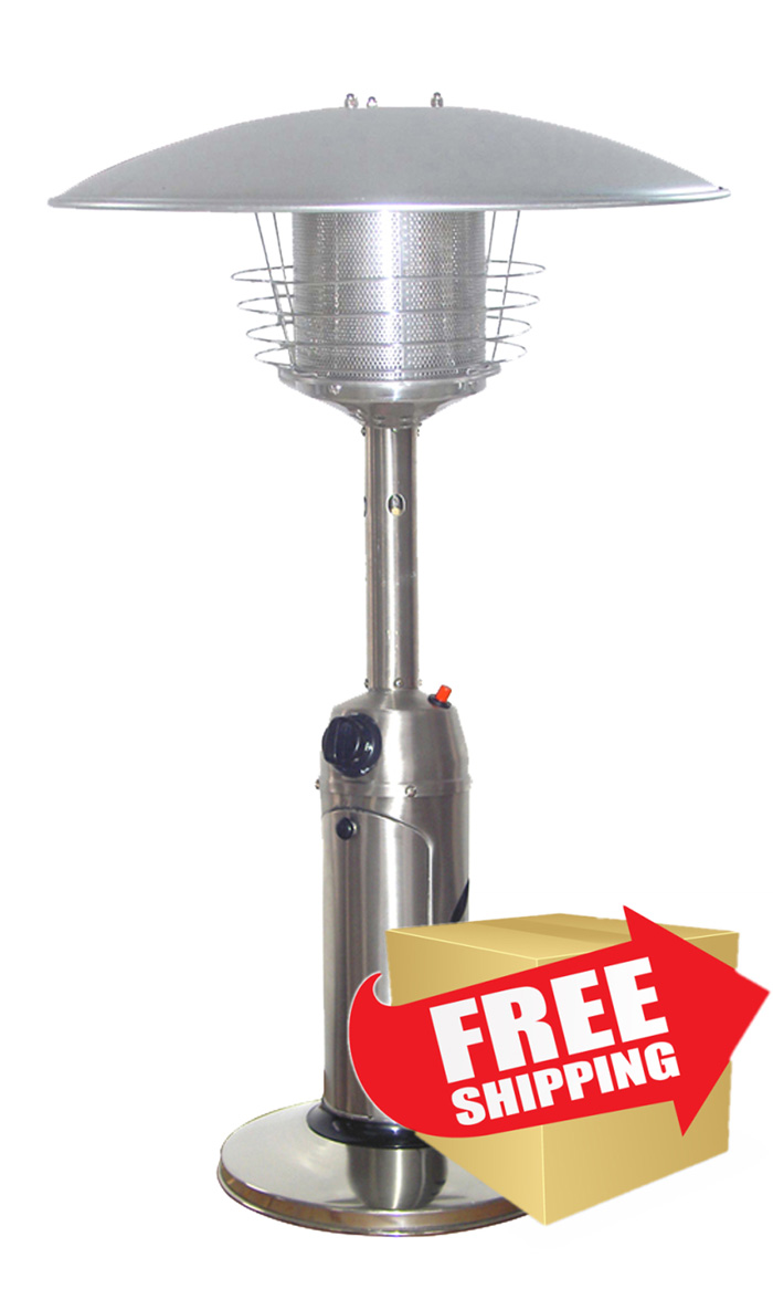 Outdoor Tabletop Patio Heater - Stainless Steel Finish Outdoor Tabletop Patio Heater - Stainless Steel Finish
