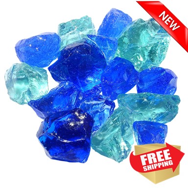 AZ Patio Heaters 50-100mm Landscape Recycled Glass in Bahama Blend