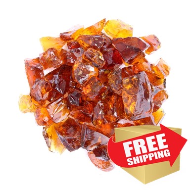 Recycled Fire Glass - Amber