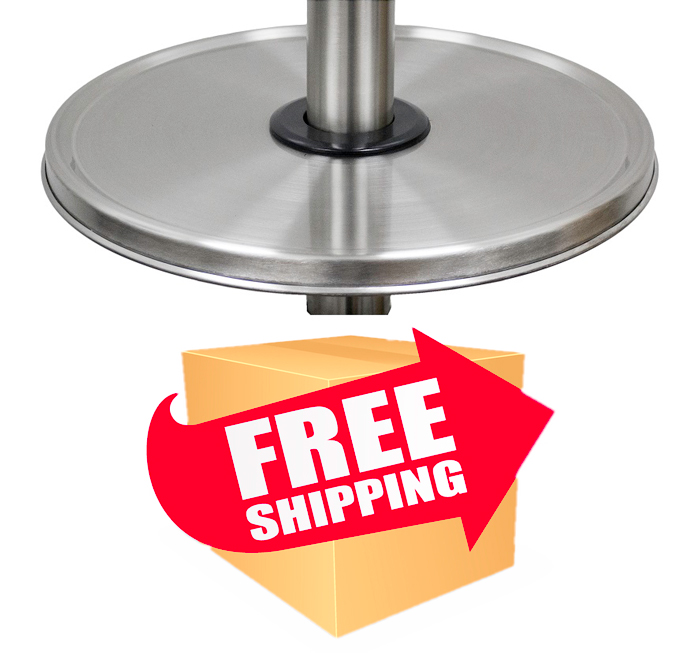 Hiland Pressed Metal Table - Bronze, Silver, or Stainless Steel Hiland Pressed Metal Table - Bronze, Silver, or Stainless Steel