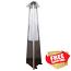Tall Commercial Triangle Glass Tube Heater-Hammered Bronze Tall Commercial Triangle Glass Tube Heater-Hammered Bronze