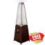 Tabletop Quartz Glass Tube Heater - Hammered Bronze Finish  Tabletop Quartz Glass Tube Heater - Hammered Bronze Finish