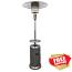 87" Tall Outdoor Patio Heater with Metal Table in Stainless Steel 87" Tall Outdoor Patio Heater with Metal Table in Stainless Steel