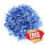 Hiland Reflective Fire Glass - Cobalt Blue 