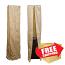 Glass Tube Patio Heater Cover | Tall Durable Square  (Closeout Special)  Glass Tube Patio Heater Cover | Tall Durable Square  (Closeout Special)