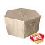 Fire Pit Cover | Hexagon Hiland Heavy Duty Waterproof Propane 