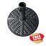 AZ Patio Heaters Round Concrete Base in Plastic for Market Umbrella - Wicker Style