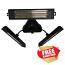 Parasol Electric Heater in Black with Remote