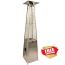 Tall Quartz Glass Tube Heater - Stainless Steel Tall Quartz Glass Tube Heater - Stainless Steel
