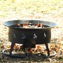 Fire Pit  ***CLOSEOUT***19" Round Portable Camp in Black  Fire Pit  ***CLOSEOUT***19" Round Portable Camp in Black