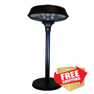 Table Top Electric Heater in Black