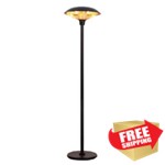 Indoor/Outdoor Standing Electric Patio Heater in Black