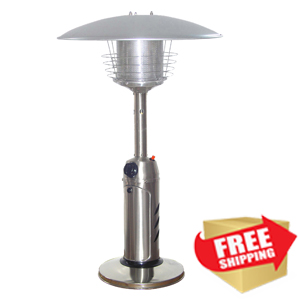 Outdoor Tabletop Patio Heater - Stainless Steel Finish