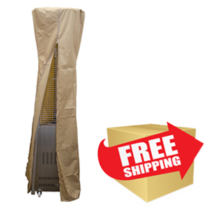 Glass Tube Patio Heater Cover | Hiland Heavy Duty Waterproof Triangle Glass Tube Patio Heater Cover | Hiland Heavy Duty Waterproof Triangle