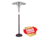 Commercial Natural Gas Patio Heater in Hammered Bronze