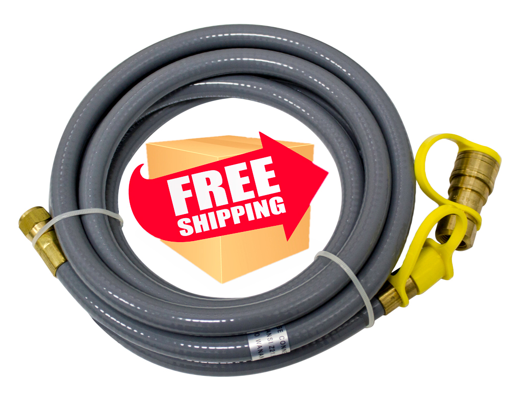Natural Gas 20ft Quick Connect Hose Natural Gas 20ft Quick Connect Hose