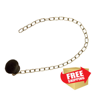 Door Knob and Chain for Glass Tube Heaters Door Knob and Chain for Glass Tube Heaters