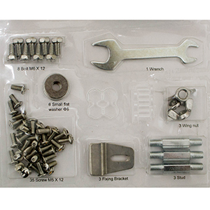 Master Bolt Set for Triangle Glass Tube Patio Heater Master Bolt Set for Triangle Glass Tube Patio Heater