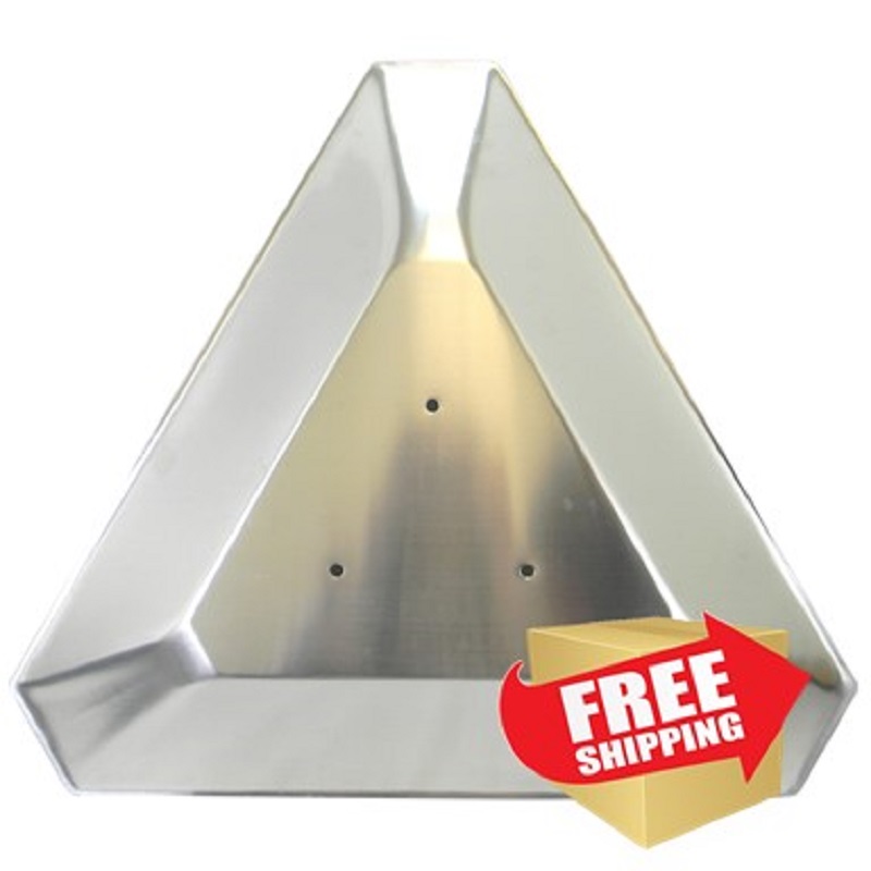 Hiland Triangle Glass Tube Heat Shield Hiland Triangle Glass Tube Heat Shield