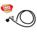 Hiland Regulator And 5' Gas Supply Line (2008 and Newer) 1/2 Burner connection